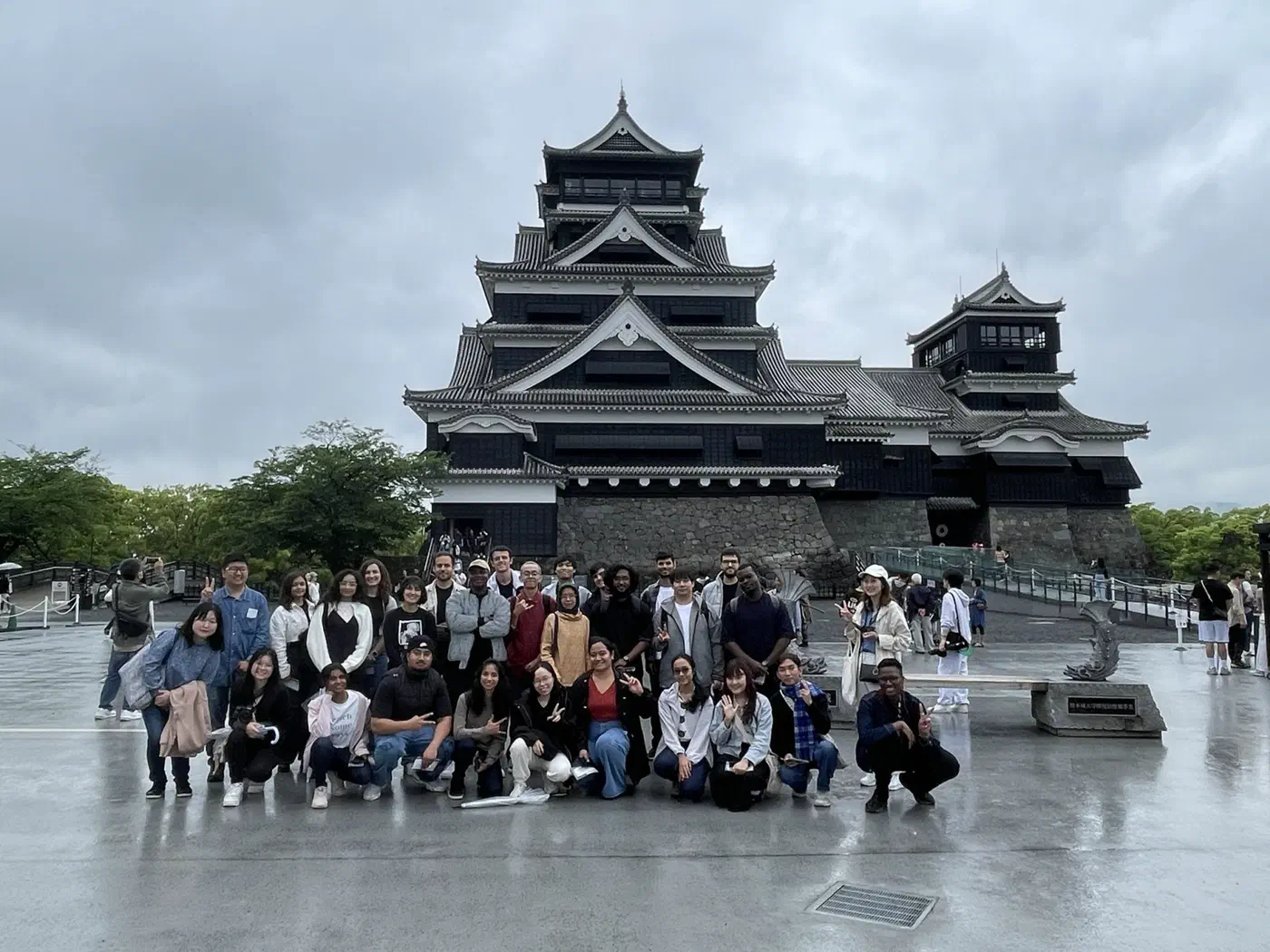 JTAS trip to Mt. Aso and Kumamoto castle